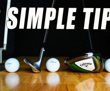 TOP 3 GOLF TIPS TO BREAK 80 FAST and SIMPLE