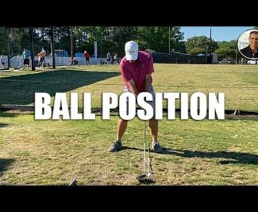 Correct Ball Position for Golf