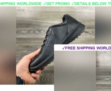 [Sale] $65.45 Spiked Golf Shoes Mens Athletics Professional Golf Shoes Genuine Leather Boots Man Bu