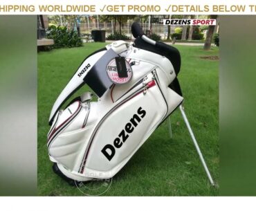 [Promo] $218 DEZENS NEW golf stand bag 9.0INCH men & women stand portable Ultraportability Edition
