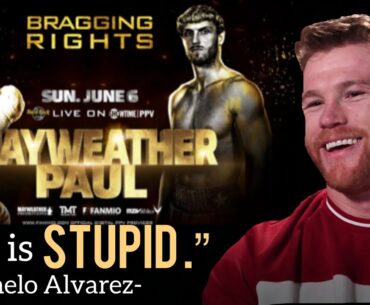 Canelo Alvarez “Mayweather vs Paul is STUPID
