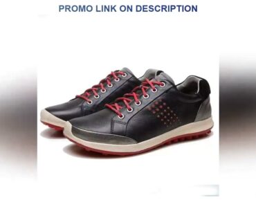 New Golf Shoes Spikeless for Man Golfer Walking Sneakers Waterproof Leather Sports Shoes Comfort Go