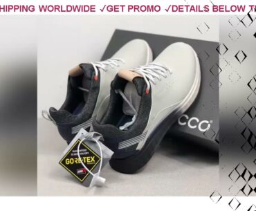 [DIscount] $64.33 Professional Leather Golf Shoes Men High Quality Waterproof Golf Sneakers Male Wh