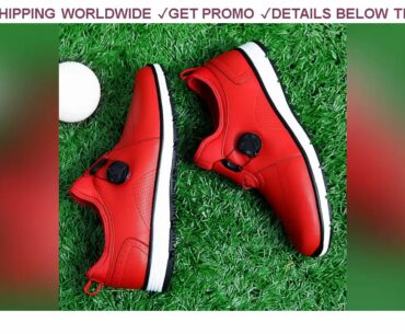 [Cheap] $50.68 2020 Autumn New Golf Shoes Men  Boys Leather Shoes Sports Shoes Light Weight Mens Go