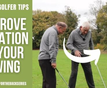 Foot Position To Aid Rotation - Tips For Senior Golfers