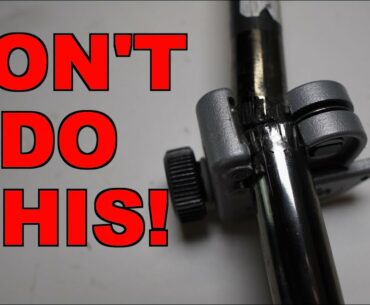 HOW NOT TO CUT GRAPHITE GOLF SHAFTS / Wrong Tool for the Job