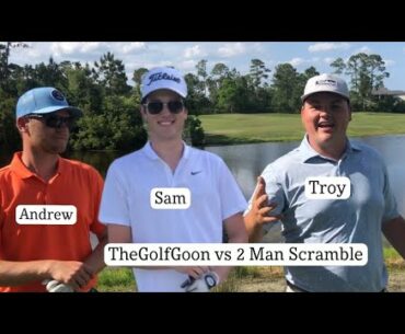 TheGolfGoon vs 2 Man Scramble (CLOSEST MATCH YET?!)