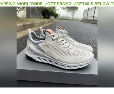 [Deal] $65.45 Genuine Leather Mens Golf Shoes 2020 New Professional Golf Sport Sneakers Leather Out