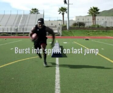 Demetrius Crawford - RB Lateral Bag Hurdle