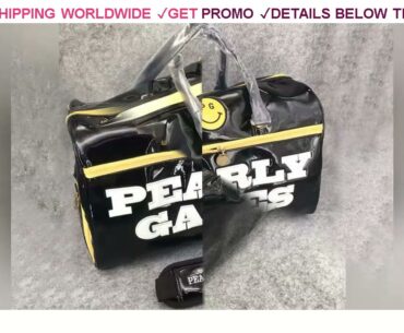 [DIscount] $50 VICKY G GOLF BAG PEARLY GATES PG GOLF Clothing Bag Black PEARLY GATES GOLF Shoes Bag