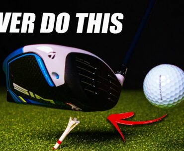 NEVER DO THIS ONE THING WHEN HITTING YOUR DRIVER