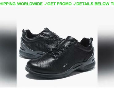 [Promo] $65.45 Black Golf Shoes Men Waterproof Leather Golf Boots Male Athletics Training Shoes Man