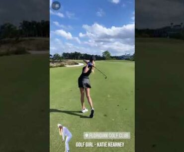 Golf Girl - Katie Kearney Long Legs #Golf #Golfer #Golfcart #Golfswing