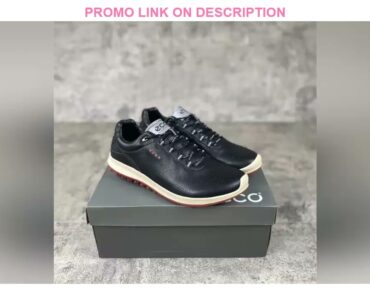 Athletics Genuine Leather Shoes Men's Golf Shoes Trainer Grand Sport Sneakers Black Studs Golf Shoe