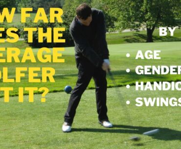 How far should the average golfer hit it? (By Age, Gender, Handicap + Swingspeed!)