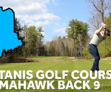 The wind causes chaos! | Natanis Golf Course Tomahawk Back 9