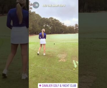 Girl Golf swing short clip 4 #Golf