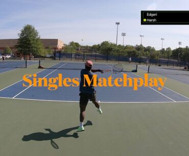 SHOWING IMPROVEMENT: Tennis Singles Matchplay