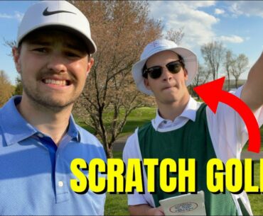 SCRATCH GOLFER as my caddy, can I break 80?