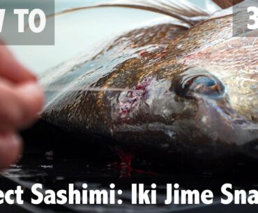 Perfect Sashimi: Iki Jime Snapper