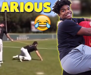 GABE REACTS TO VIRAL BASEBALL VIDEOS WITH ME, Reacting to Viral Baseball Videos