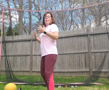 Create golf power with  med balls and KB swings