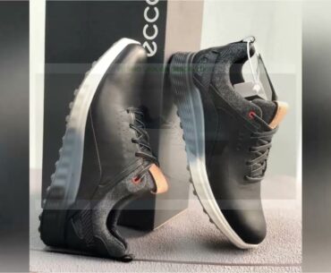 Original Golf Trainers for Men Genuine Leather Men Golf Shoes Brown Black Gym Men Sneakers Luxury B