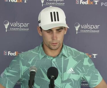 Joaquin Niemann Saturday Flash Interview 2021 Valspar Championship