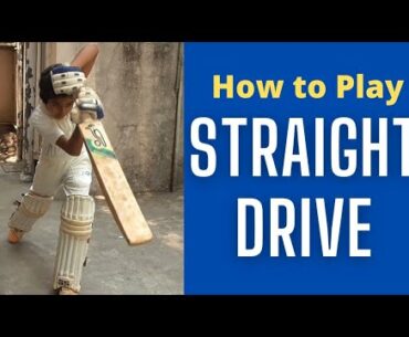 How to Play Straight Drive Shots...#Lock Down #Rudra Godambe Vlogs