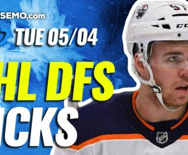 NHL DFS PICKS: DRAFTKINGS & FANDUEL DAILY FANTASY HOCKEY STRATEGY | TODAY TUESDAY MAY 4