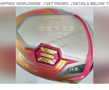 [Cheap] $133 New Women Golf clubs HONMA S 06 4 Star Gold color Golf driver 11.5 loft Graphite L fle