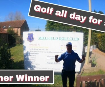 Millfield Golf Course  Par 3 Winner Winner