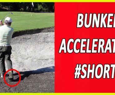 Accelerate On Your Bunker Shots #shorts