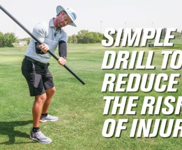 Keep your movements simple to reduce the risk of injury