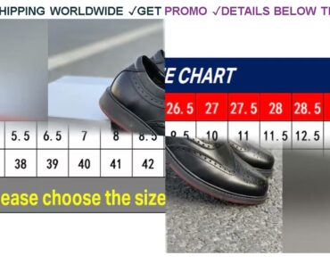 [DIscount] $65.45 Leather Golf Shoes for Men 2020 Classic Mens Golf Sport Sneakers Brand Sport Trai