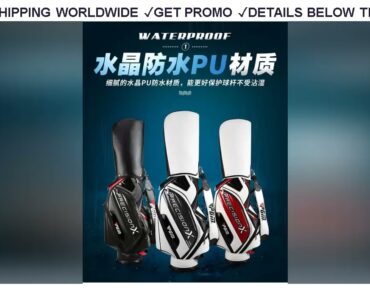 [Deal] $80.98 PGM Golf Sports Package Standard Travel Caddy Men Cart Bag 92CM Professional Ball Sta