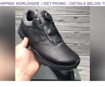 [DIscount] $63.5 Genuine Leather Men Golf Shoes Brand Outdoor Walking Sport Golf Sneakers Classic Q