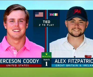 2021 Walker Cup Day 1 Singles
