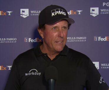 Phil Mickleson Thursday Flash Interview 2021 Wells Fargo Championship