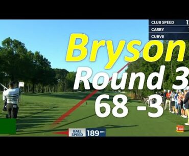 Bryson DeChambeau Round 3 Wells Fargo Championship 2021