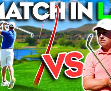 The Match in LA Vs @Matt Walter Golf Academy