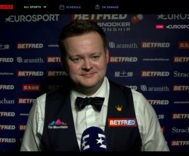 2021 World Snooker Championship Final Shaun Murphy Post Match Interview