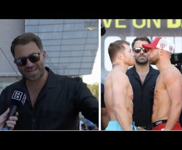 'DOES BILLY JOE HAVE THE LEVELS?' - EDDIE HEARN IMMEDIATE REACTION TO CANELO-BILLY JOE WEIGH-IN