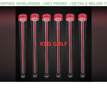 [Sale] $240 Hot golf clubs grips KXG iron grip Black with red line Tour grips driver grips Standard