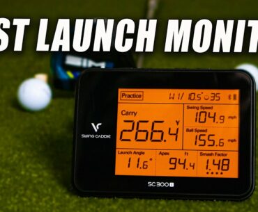 THE BEST NEW LAUNCH MONITOR the Swing Caddie SC300i