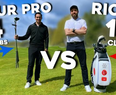 TOUR PRO (4 clubs) Vs RICK SHIELS (14 clubs)