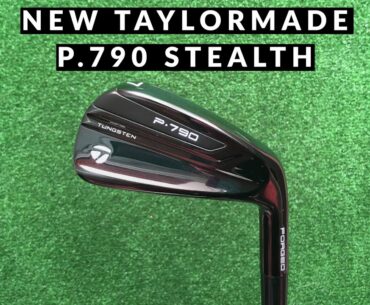 NEW TAYLORMADE P790 BLACK STEALTH IRONS 2021
