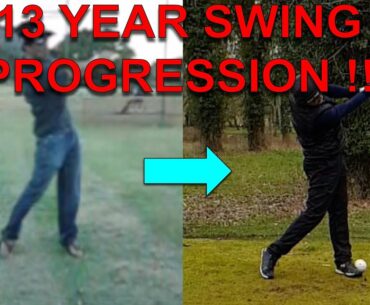 13 Year Golf Swing Progression | Started as an Adult
