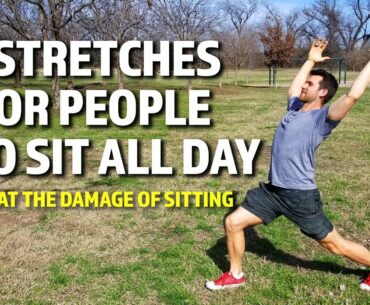 5 Stretches for People Who Sit All Day | Combat the Damage of Sitting 2021