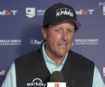 Phil Mickelson: Friday Flash Interview 2021 Wells Fargo Championship